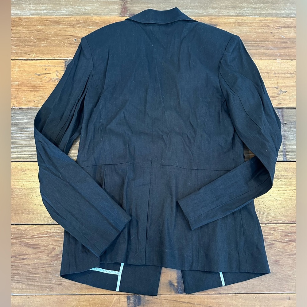 Halogen Black Fitted One-Button Blazer Jacket Siz… - image 2